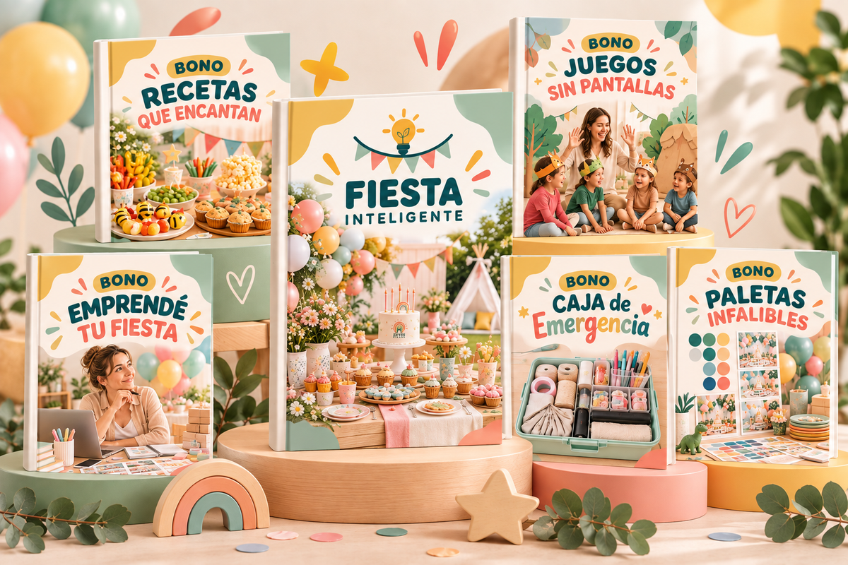 Fiesta Inteligente: El método para crear fiestas infantiles bonitas, saludables y económicas